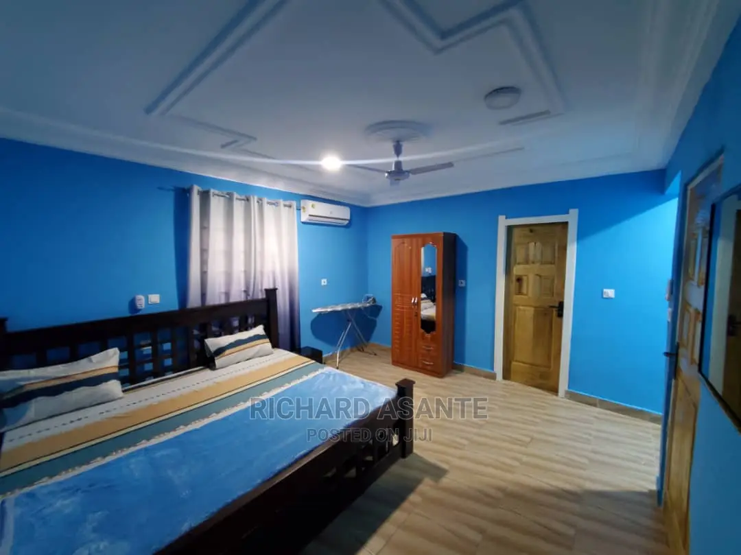 Exctv Bedroom With Kitchen, Heater in Bathroom at Pokuase in Pokuase