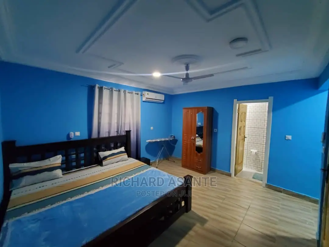 Exctv Bedroom With Kitchen, Heater in Bathroom at Pokuase in Pokuase