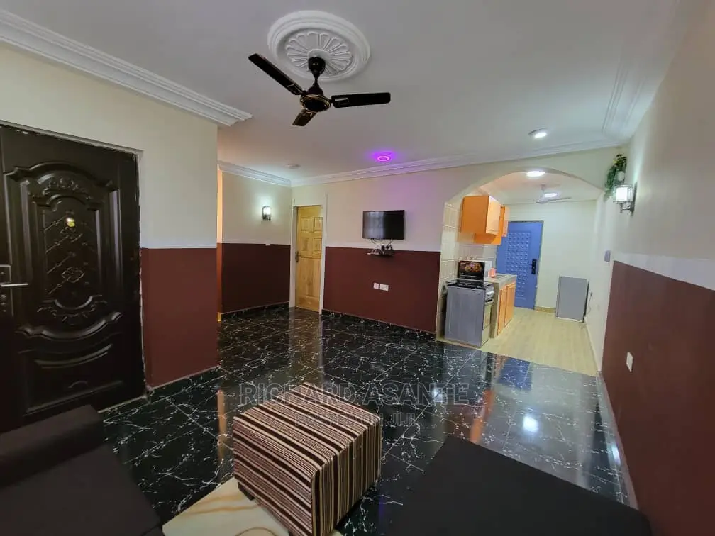 One Bedrm Full Apartment With Water Heater at Pokuase-Fise in Ga West Municipal