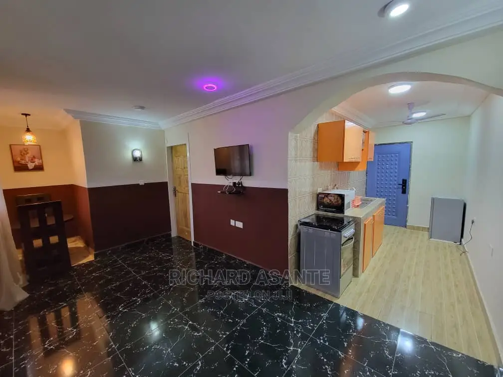 One Bedrm Full Apartment With Water Heater at Pokuase-Fise in Ga West Municipal