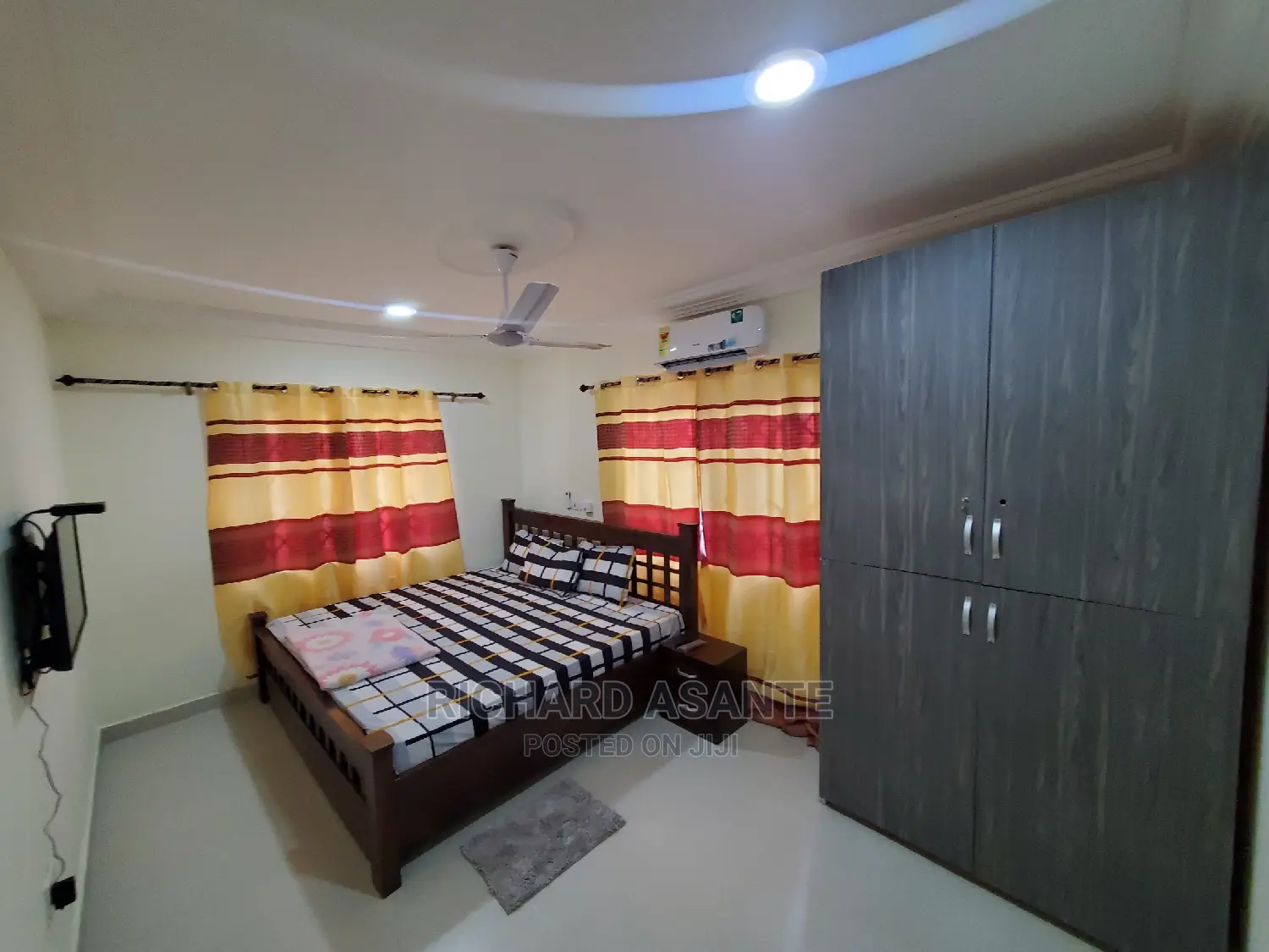 Affordable 3-Bedroom Self Compound for Daily Stay at Pokuase in Pokuase