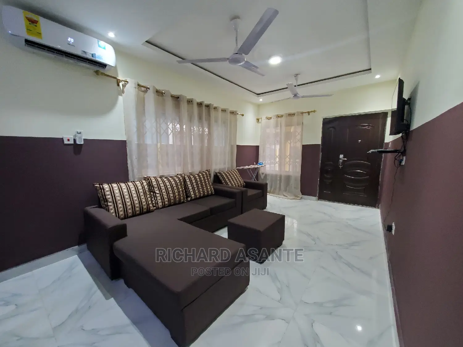 Affordable 3-Bedroom Self Compound for Daily Stay at Pokuase in Pokuase