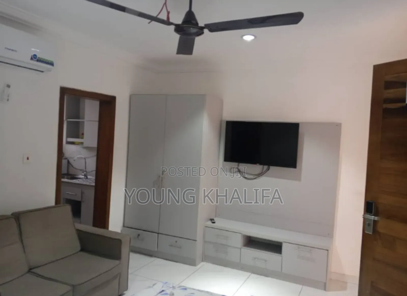 One Bedroom Fully Furnished Spintex for Rent in Baatsona Total