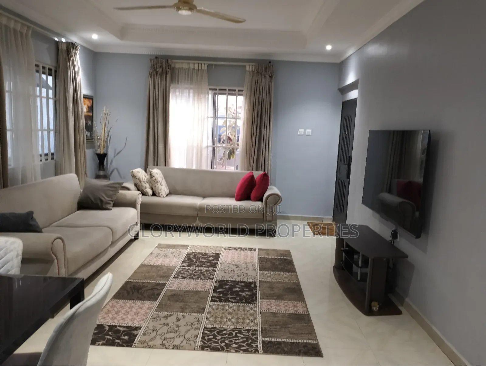Neatly Furnished 2 Bedroom Self Compound for Rent at Spintex in Spintex