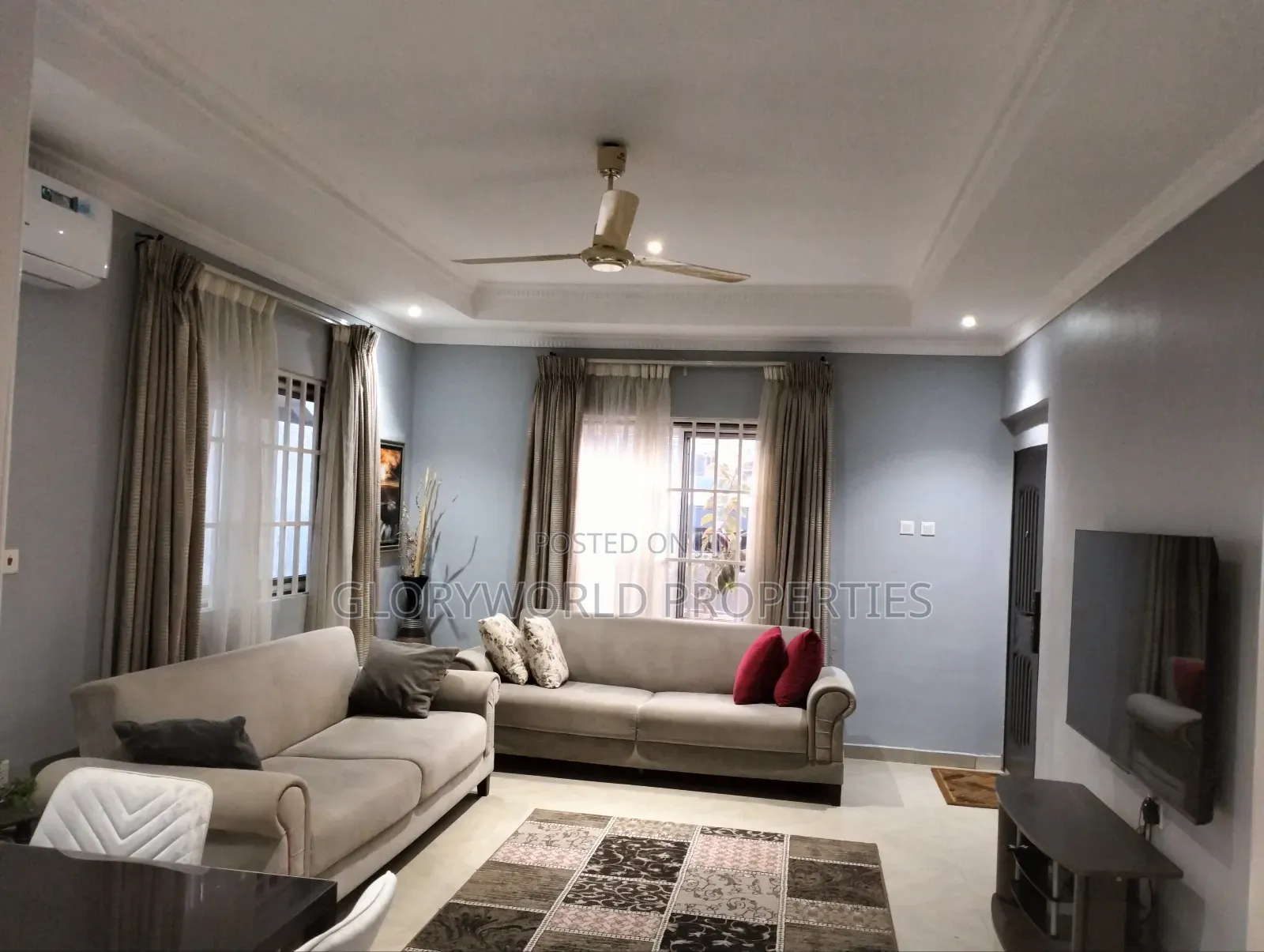 Neatly Furnished 2 Bedroom Self Compound for Rent at Spintex in Spintex