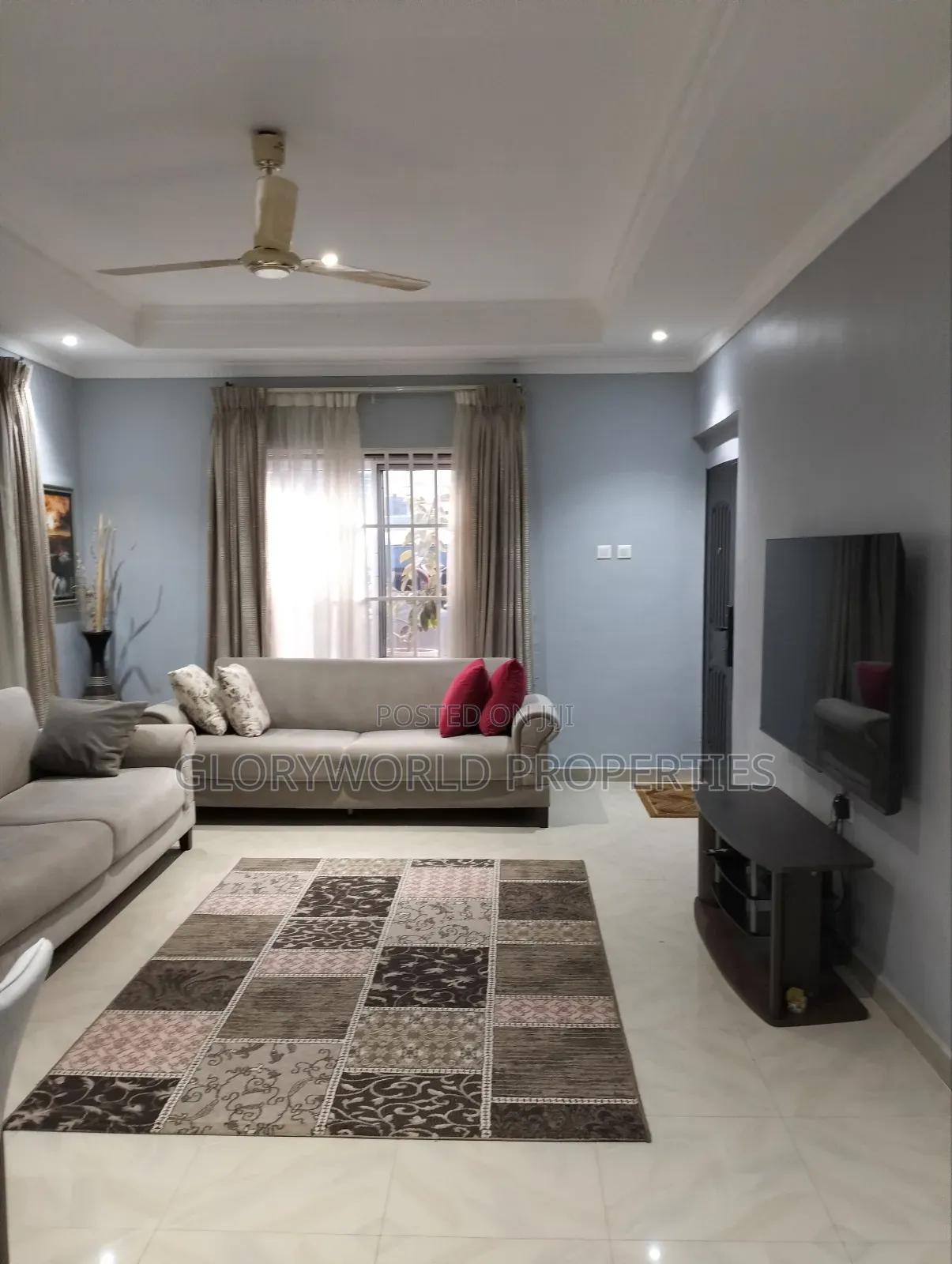 Neatly Furnished 2 Bedroom Self Compound for Rent at Spintex in Spintex