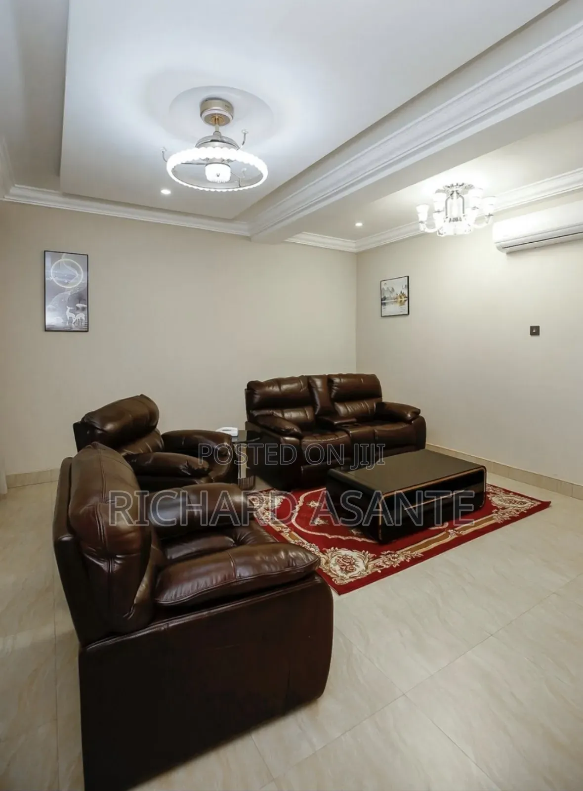 2 BDRM Vacation Apartment With Water Heater Kitchen at Kumasi Suame in Kumasi Metropolitan