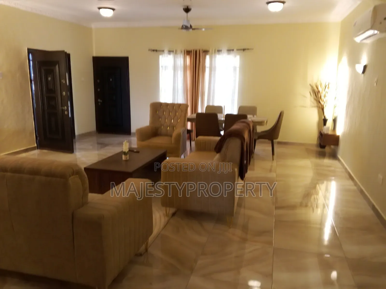 Fully Furnished Airbnb 3bedrooms Apartment for Rent at Spintex in Coca Cola