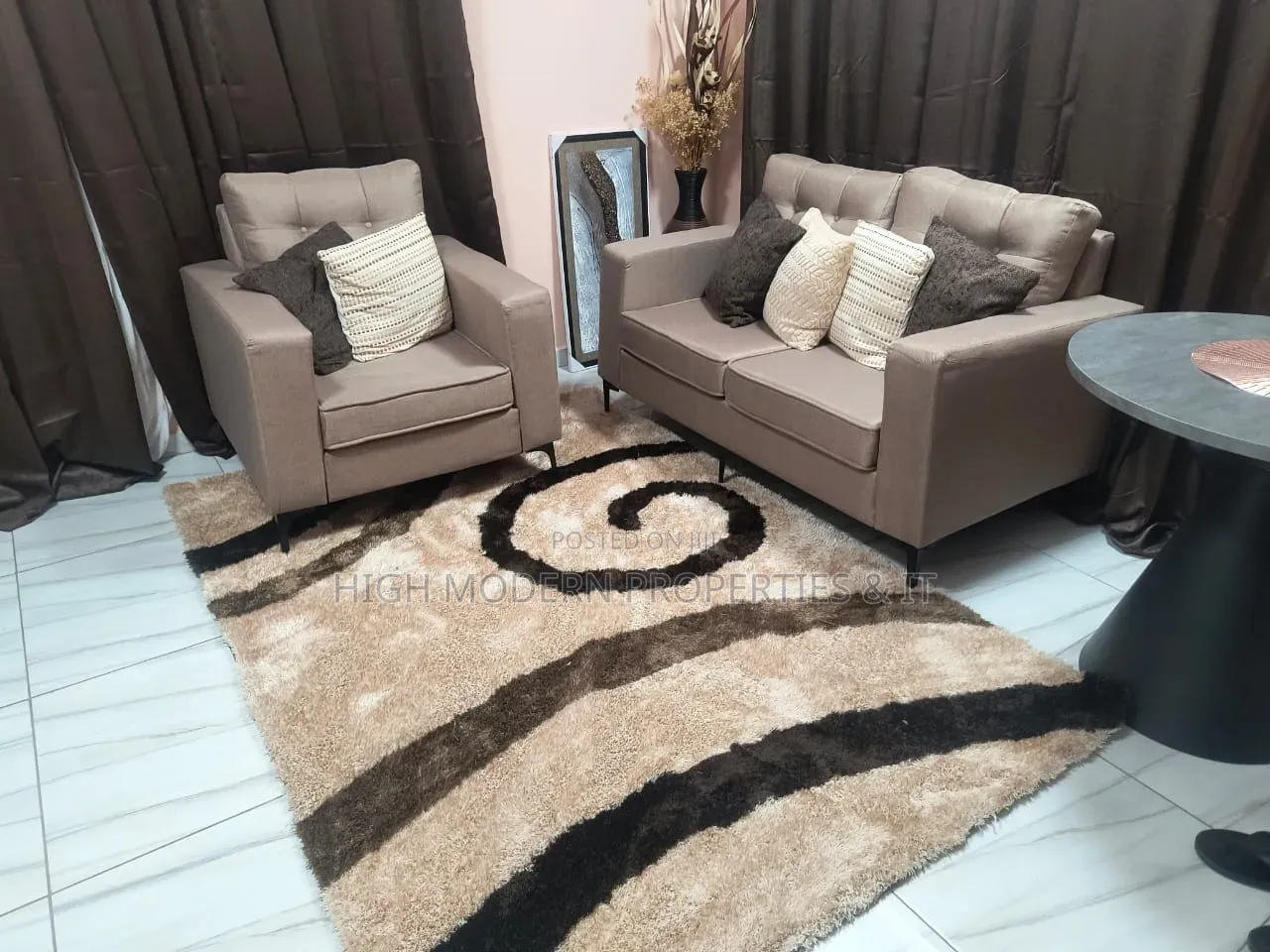 High Modern 1 Bedrooms Fully Furnished Apartment for Rent at Manet in New Town