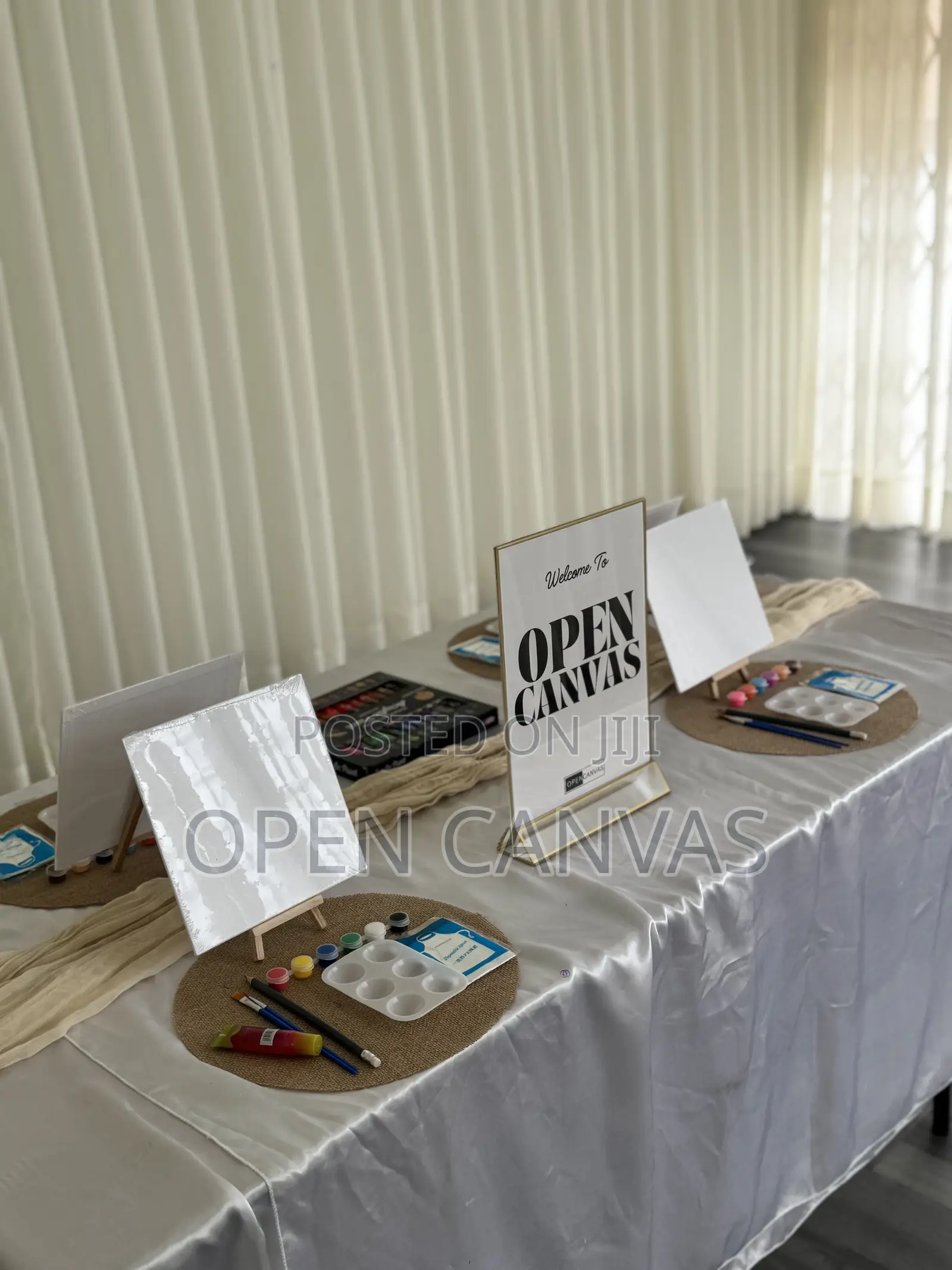 Open Canvas Ghana: Paint Set Up for 6 – Group Deal in East Legon