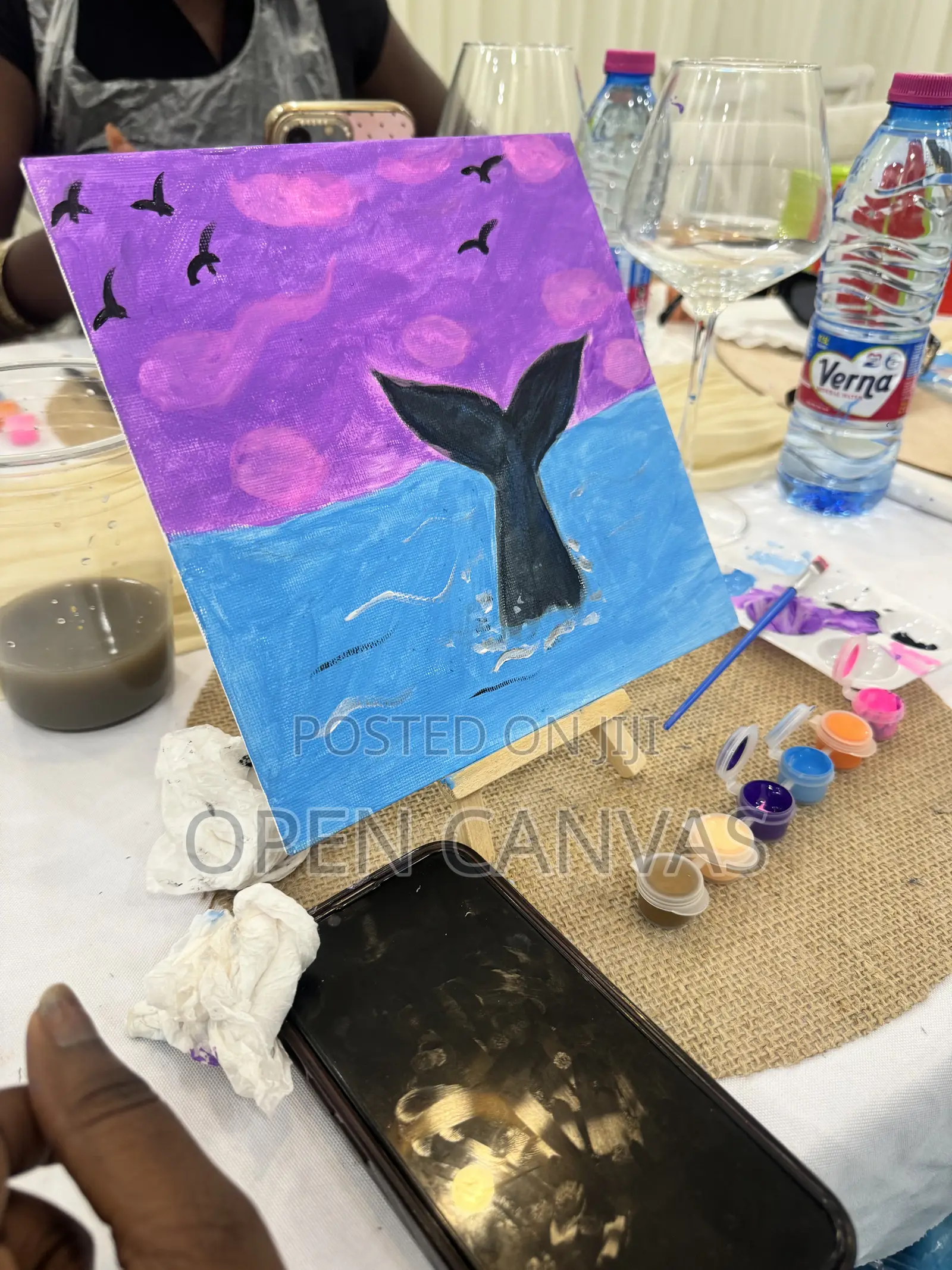 Open Canvas Ghana: Paint Set Up for 6 – Group Deal in East Legon