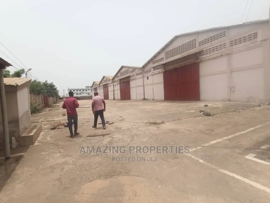 For Sale on 5 Acres 4000sqm Warehouse Tema Industrial in Tema Metropolitan