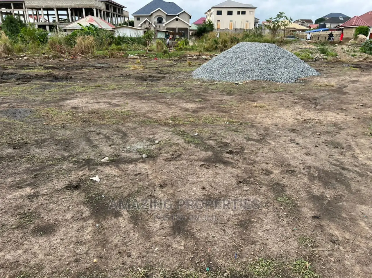 Roadside 3 and Half Acres of Land Gated for Sale at Adenta in Accra Metropolitan