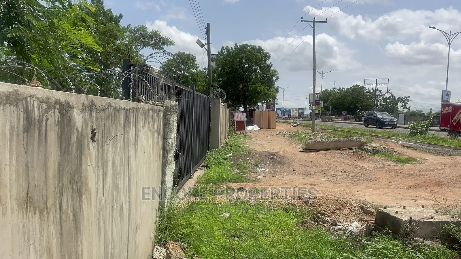 One Acre of Roadside Land Available for Sale in Airport Residential Area