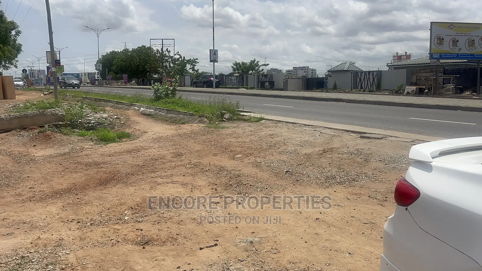 One Acre of Roadside Land Available for Sale in Airport Residential Area
