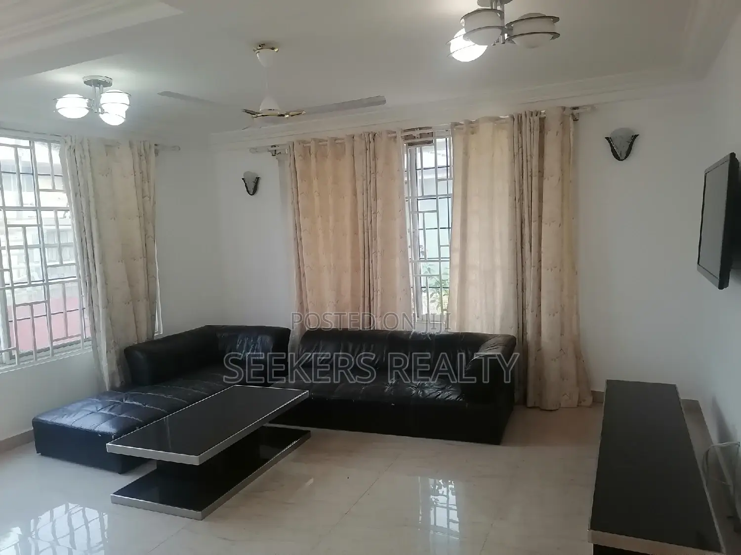 Furnished 3bdrm Apartment in Seekers Realty, Coffee Shop Area for rent in Coffee Shop Area