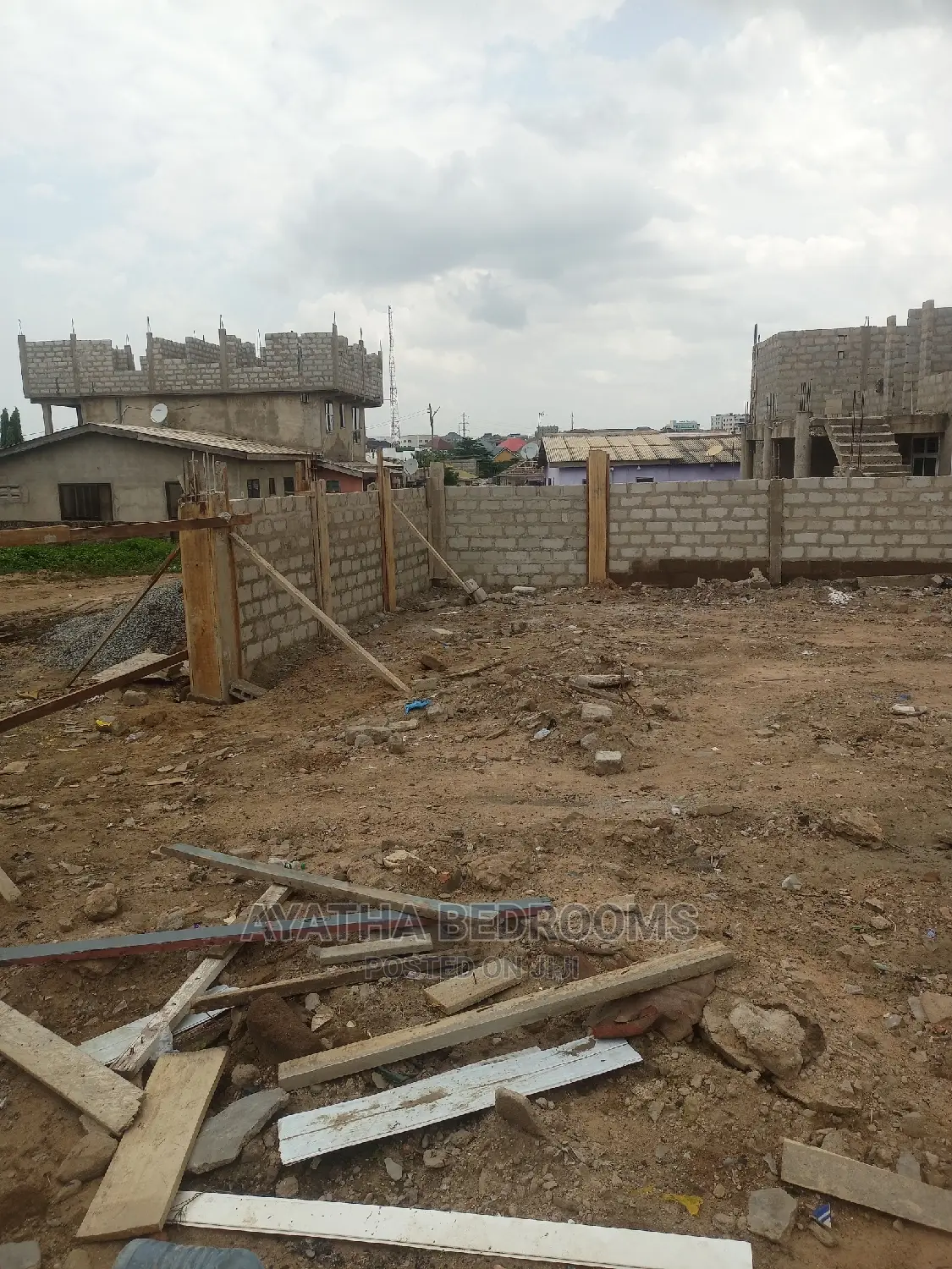 Full Plot of Land for Sale at Teshie Penny to Bushroad in New Town