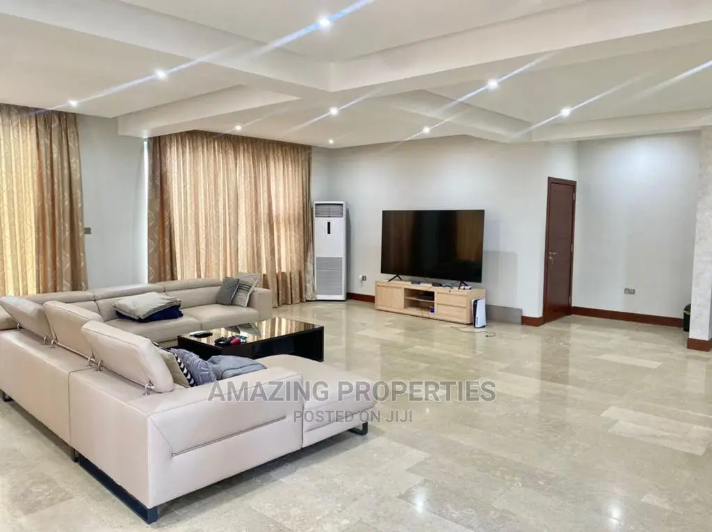 Furnished 5bdrm House in Cantonment, Cantonments for Rent in Cantonments