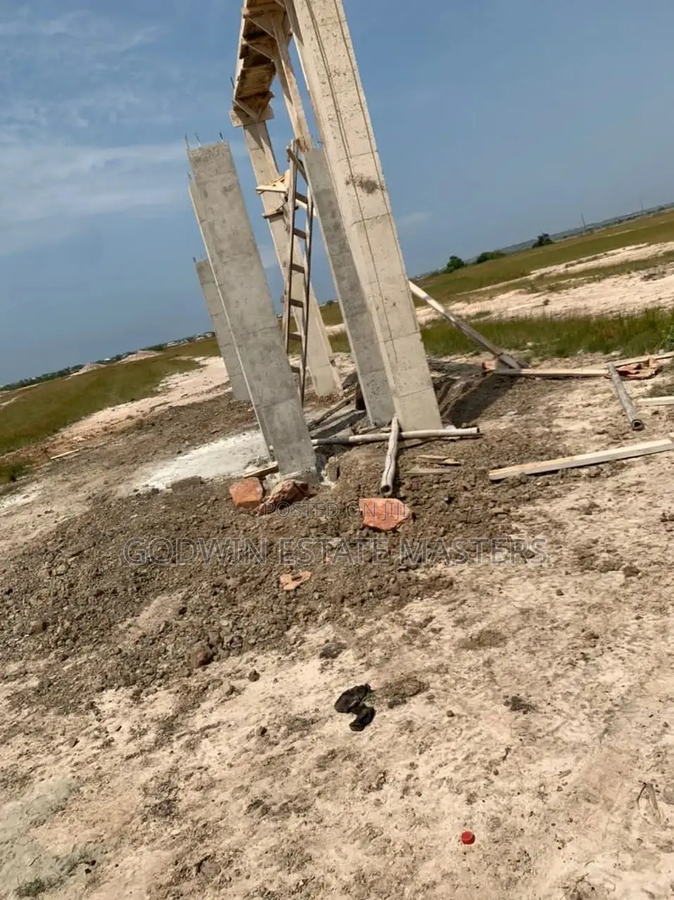 Well Demarcated Service Plot for Sale in Tema Metropolitan