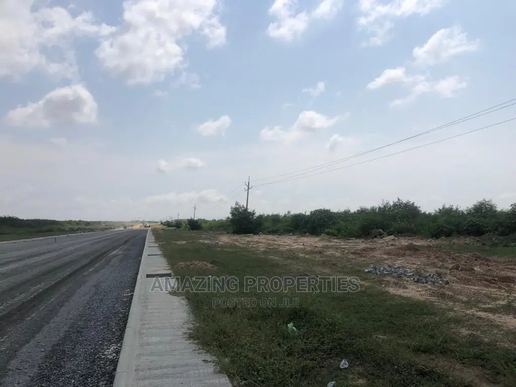 2 Plots of Roadside Land at Tema Beach Road in Tema Metropolitan