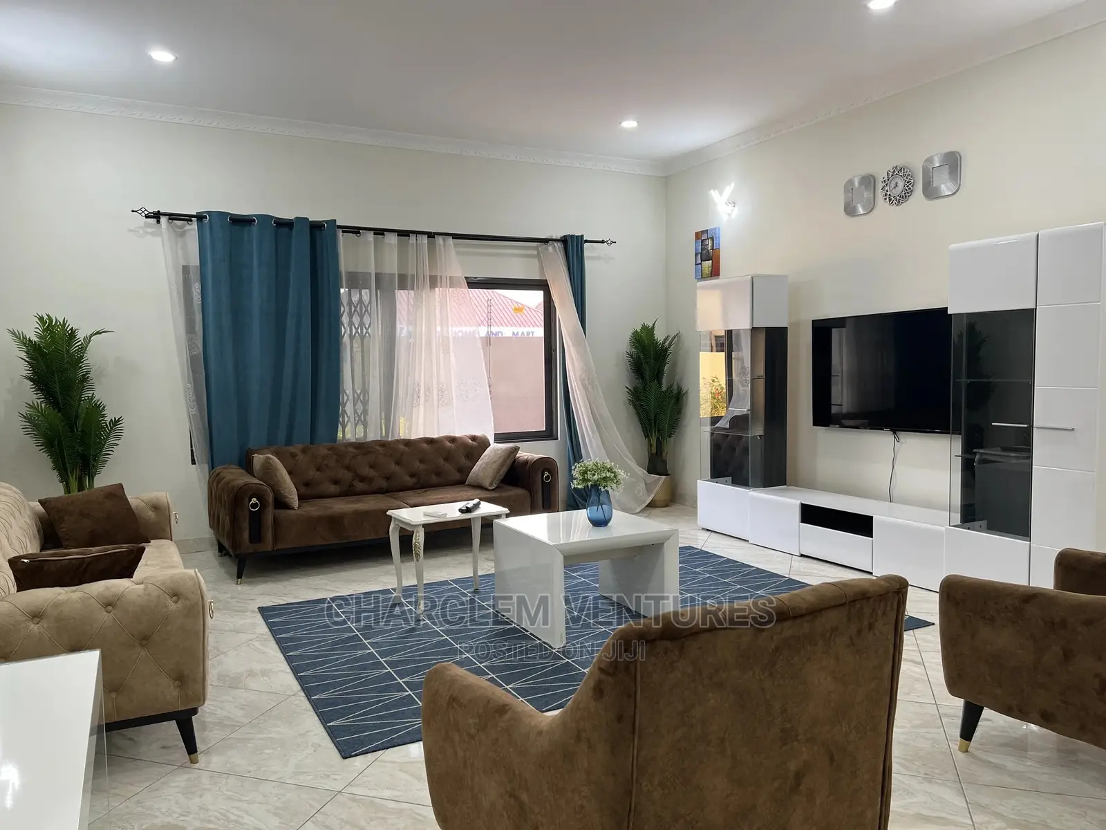 Furnished 5bdrm House in Charclem Ventures, East Legon for Sale in East Legon