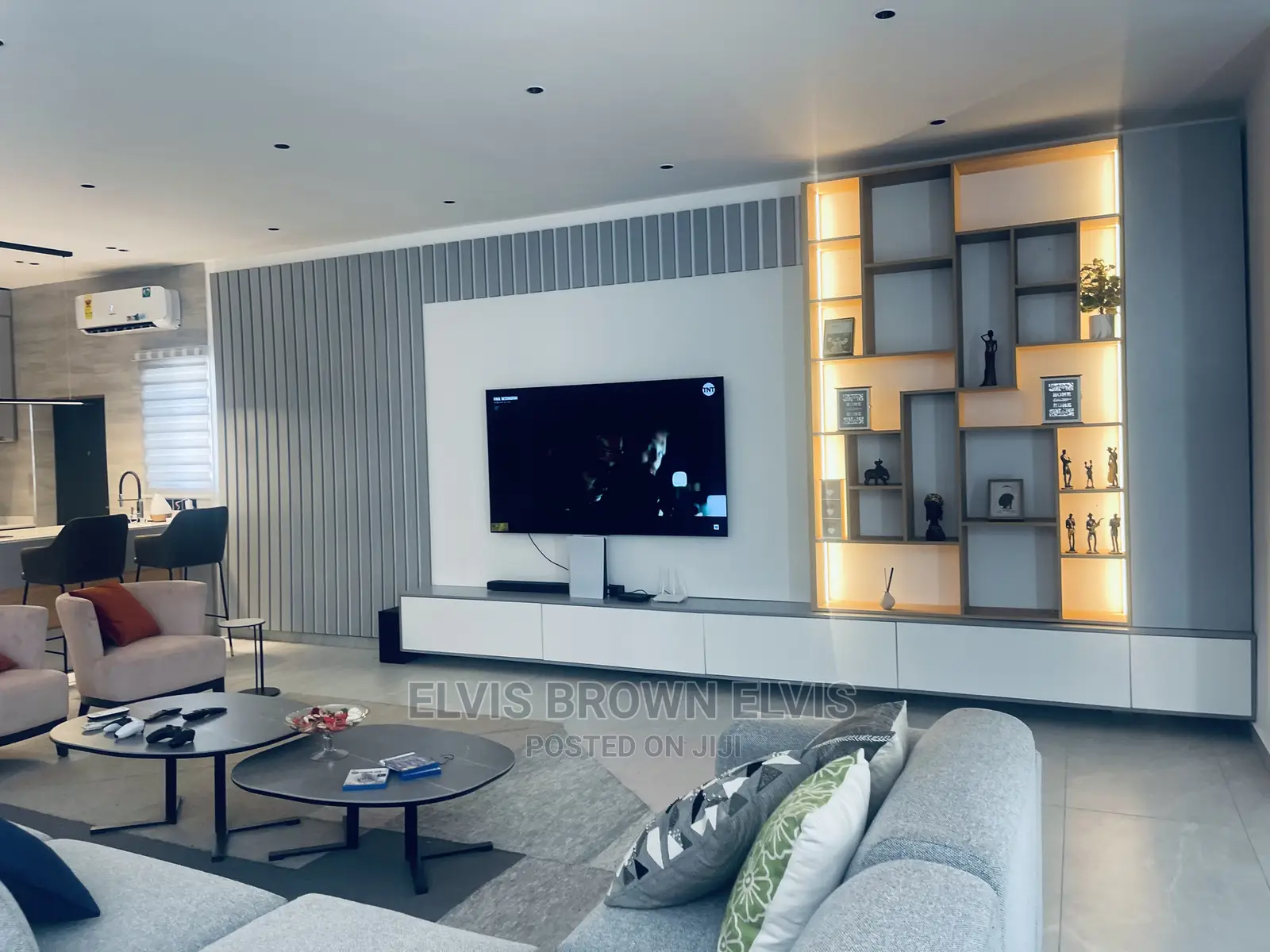 Furnished 4bdrm Mansion in Living Large, East Legon for Rent in East Legon