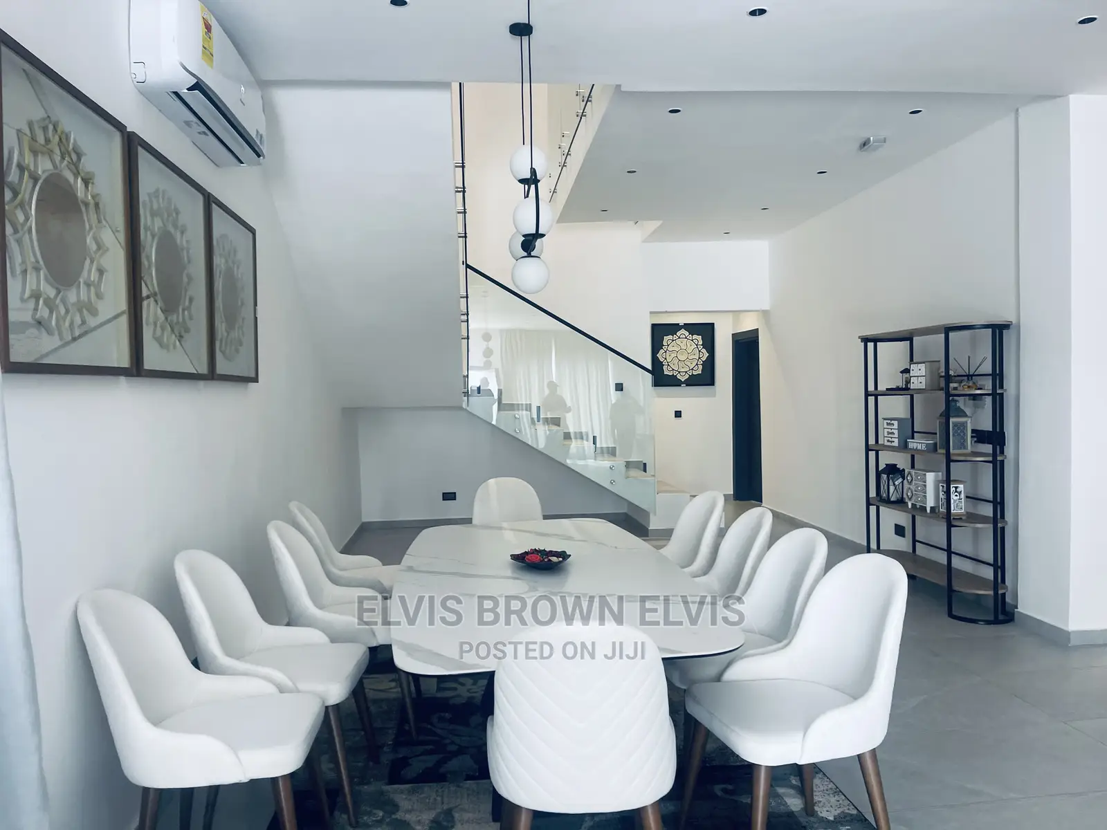 Furnished 4bdrm Mansion in Living Large, East Legon for Rent in East Legon