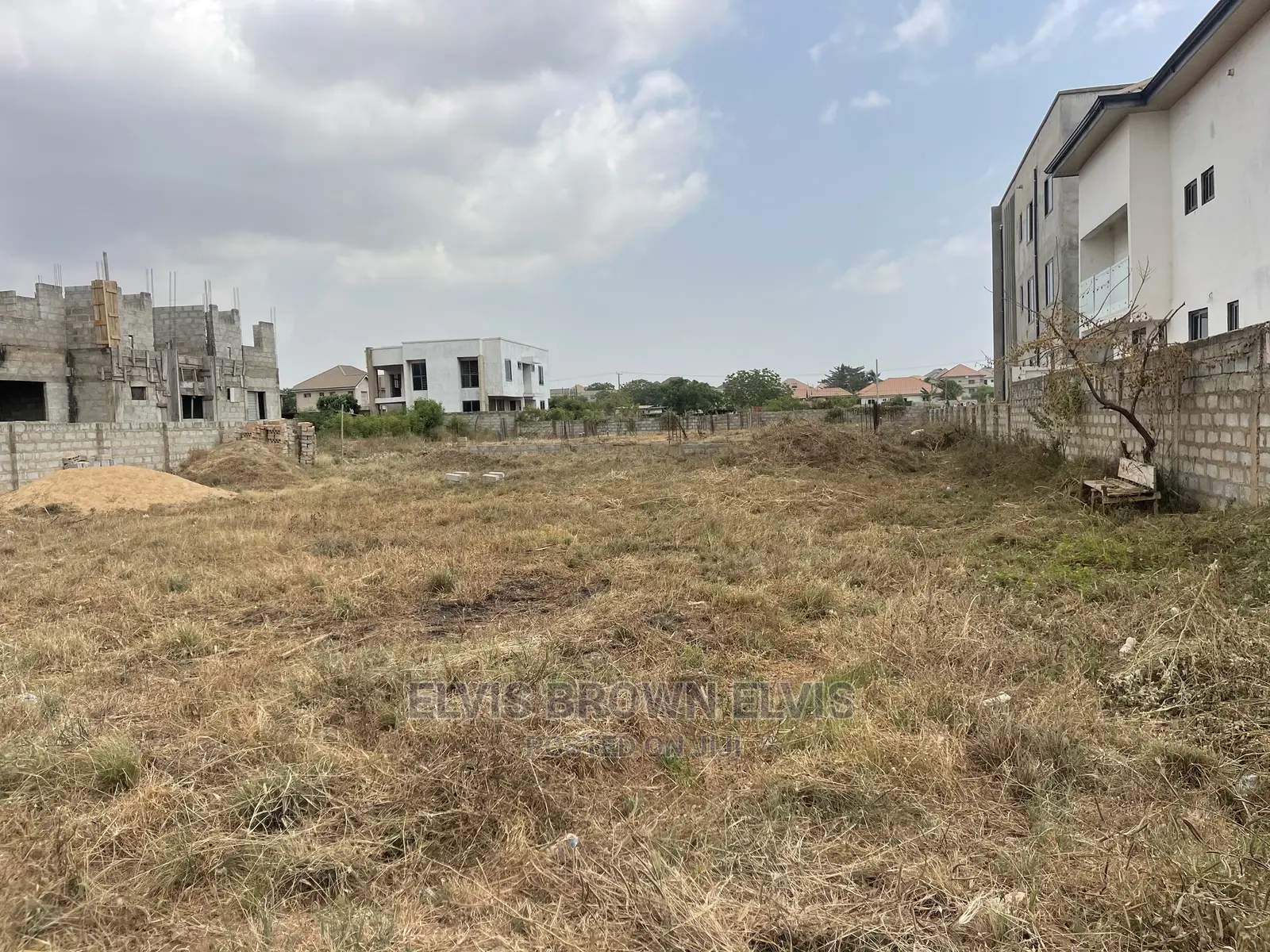 Two and Half Plot for Sale at Legon Hills With Wall in East Legon