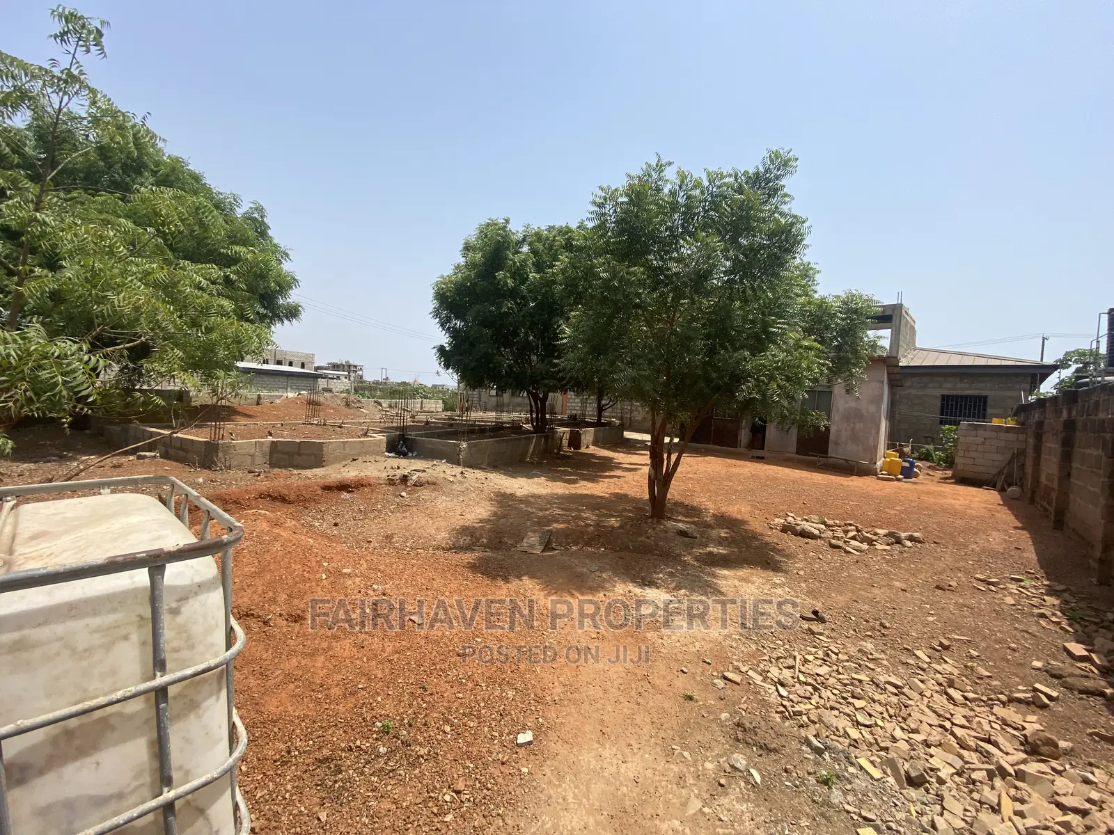 Half Plot of Land for Sale in Tseaddo (With a Foundation) in Teshie