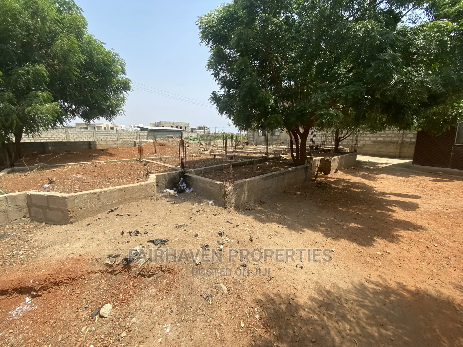Half Plot of Land for Sale in Tseaddo (With a Foundation) in Teshie