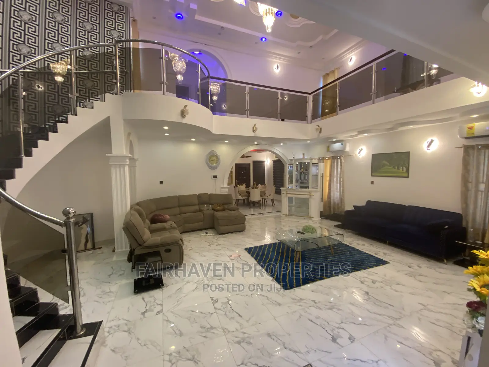 Furnished 4bdrm Mansion in Tseaddo, Airport Residential Area for Rent in Airport Residential Area