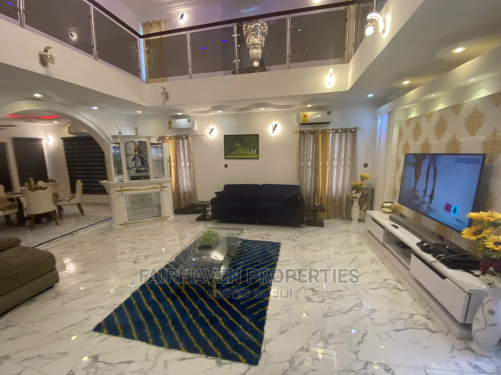 Furnished 4bdrm Mansion in Tseaddo, Airport Residential Area for Rent in Airport Residential Area