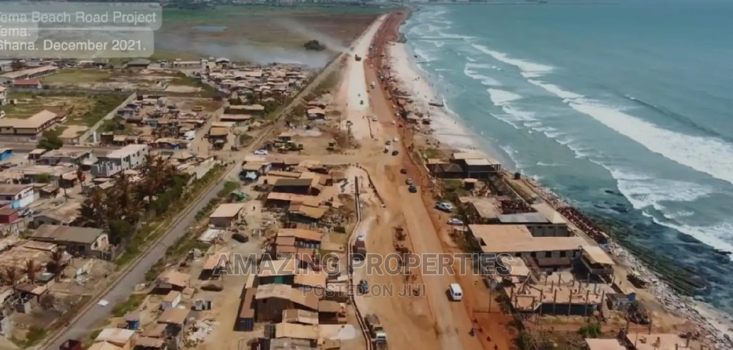Acres of Beachfront Land for Sale at Sakumono in Nungua