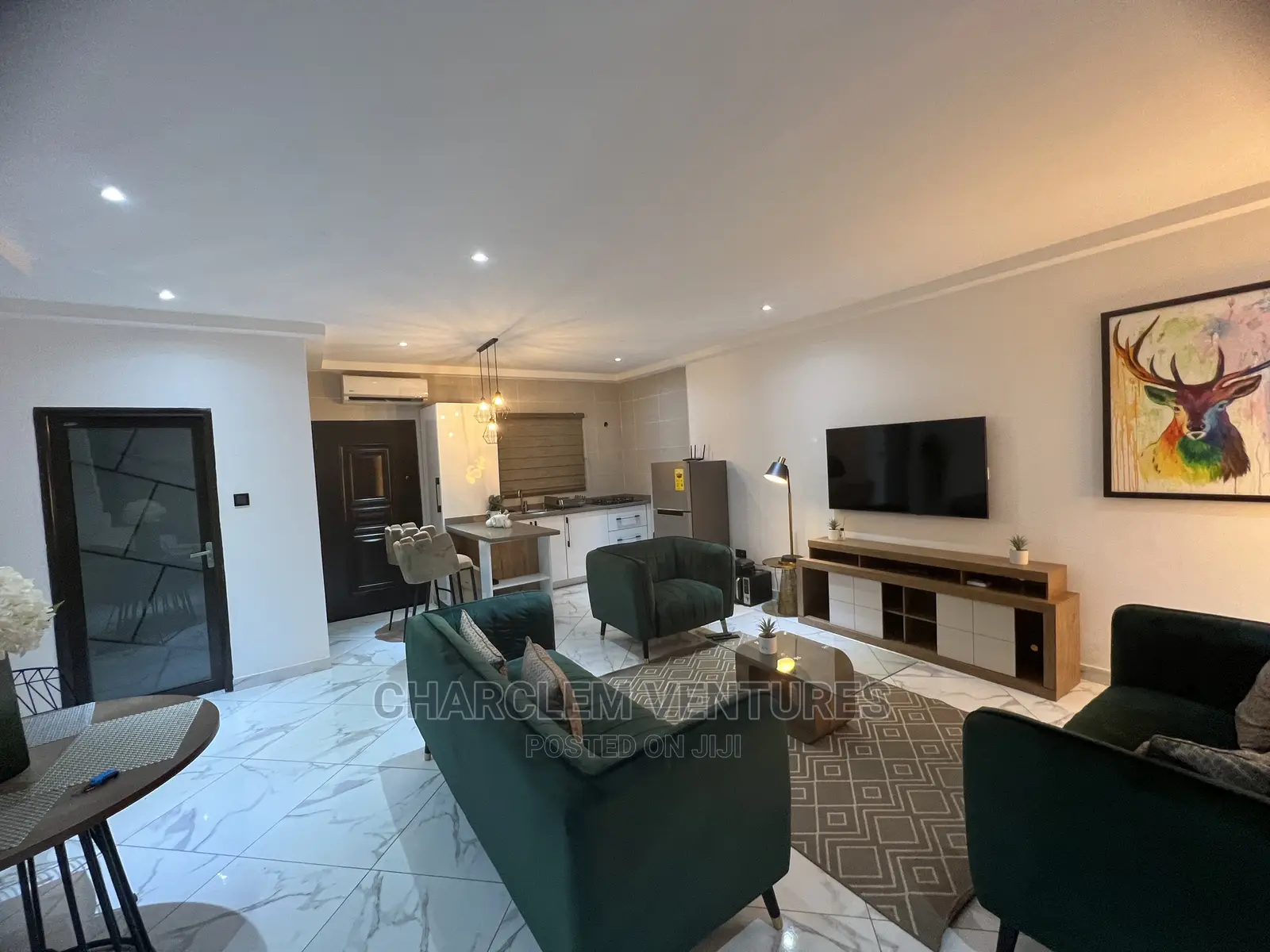 Furnished 2bdrm Apartment in Charclem Ventures, East Legon for Rent in East Legon