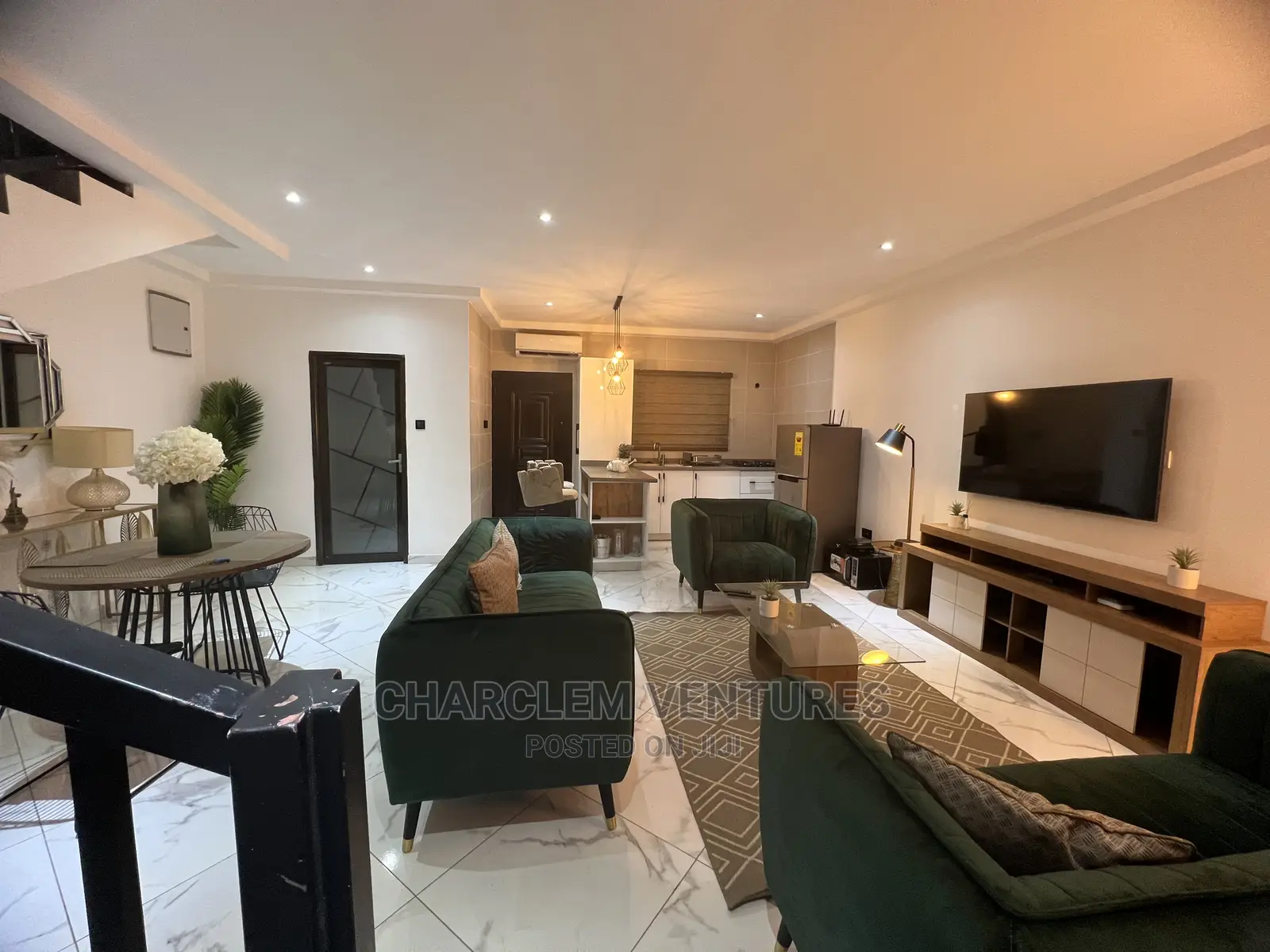 Furnished 2bdrm Apartment in Charclem Ventures, East Legon for Rent in East Legon