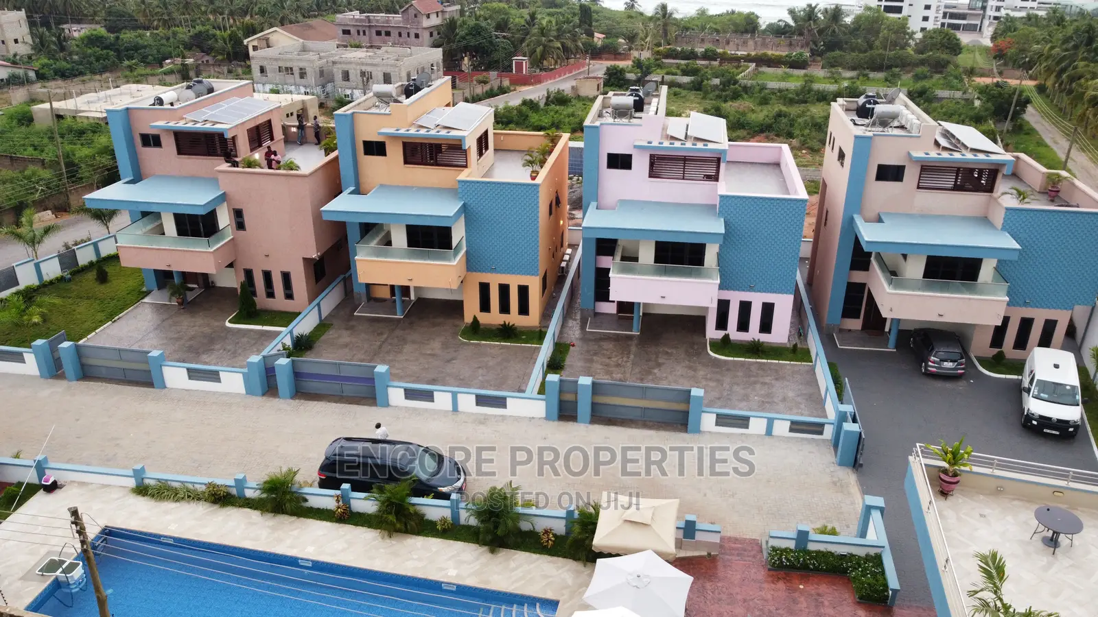 Furnished 4bdrm Townhouse / Terrace in Encore Properties, Kasoa in Kasoa