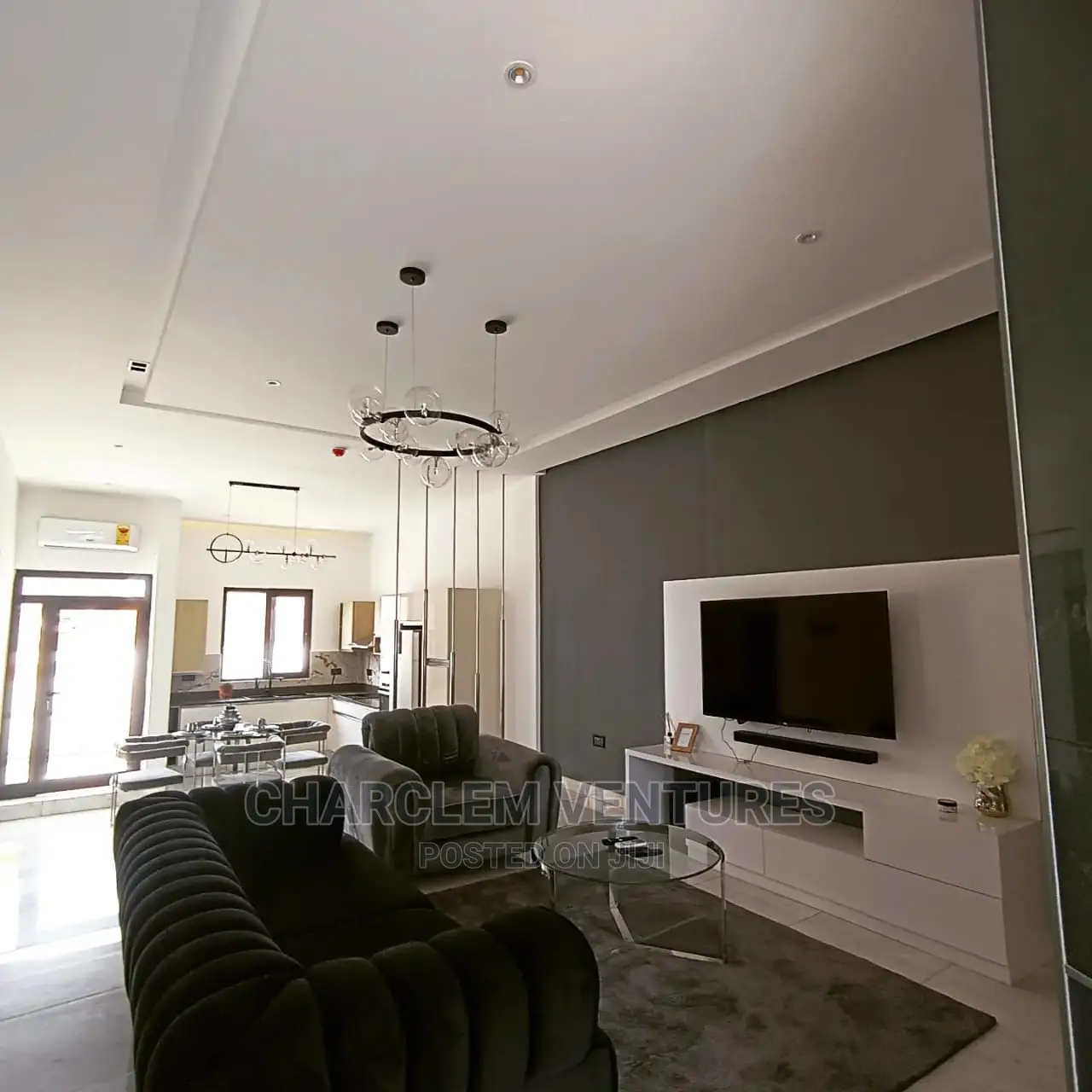 Furnished 2bdrm Apartment in Charclem Ventures, East Legon for Rent in East Legon