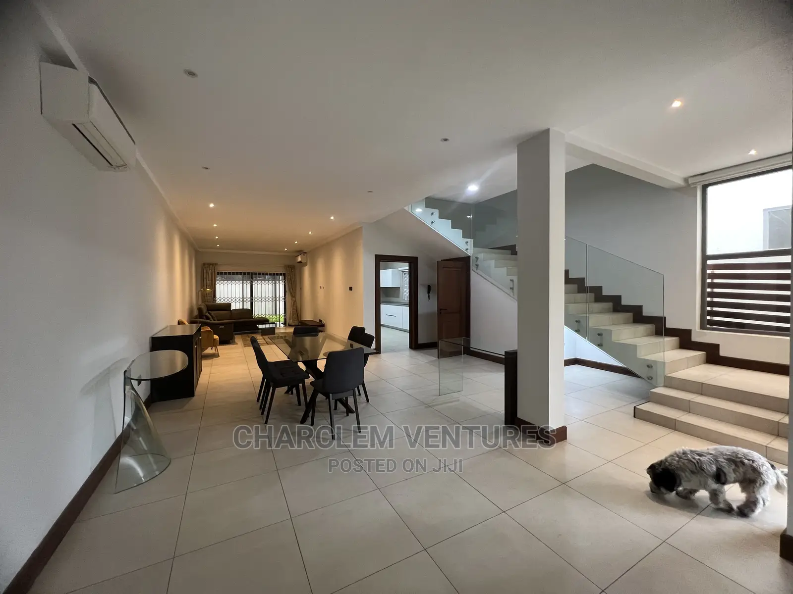Furnished 3bdrm Townhouse / Terrace in Charclem Ventures, Labone in Labone