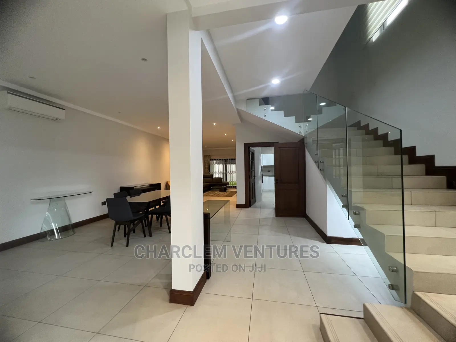 Furnished 3bdrm Townhouse / Terrace in Charclem Ventures, Labone in Labone
