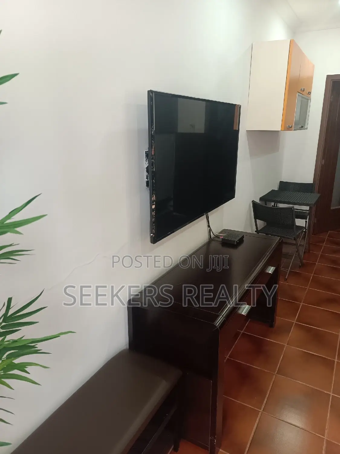Furnished Studio Apartment in Seekers Realty, Labone for rent in Labone