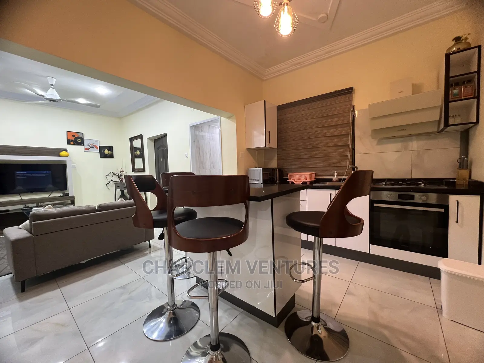 Furnished 2bdrm House in Charclem Ventures, Cantonments for rent in Cantonments