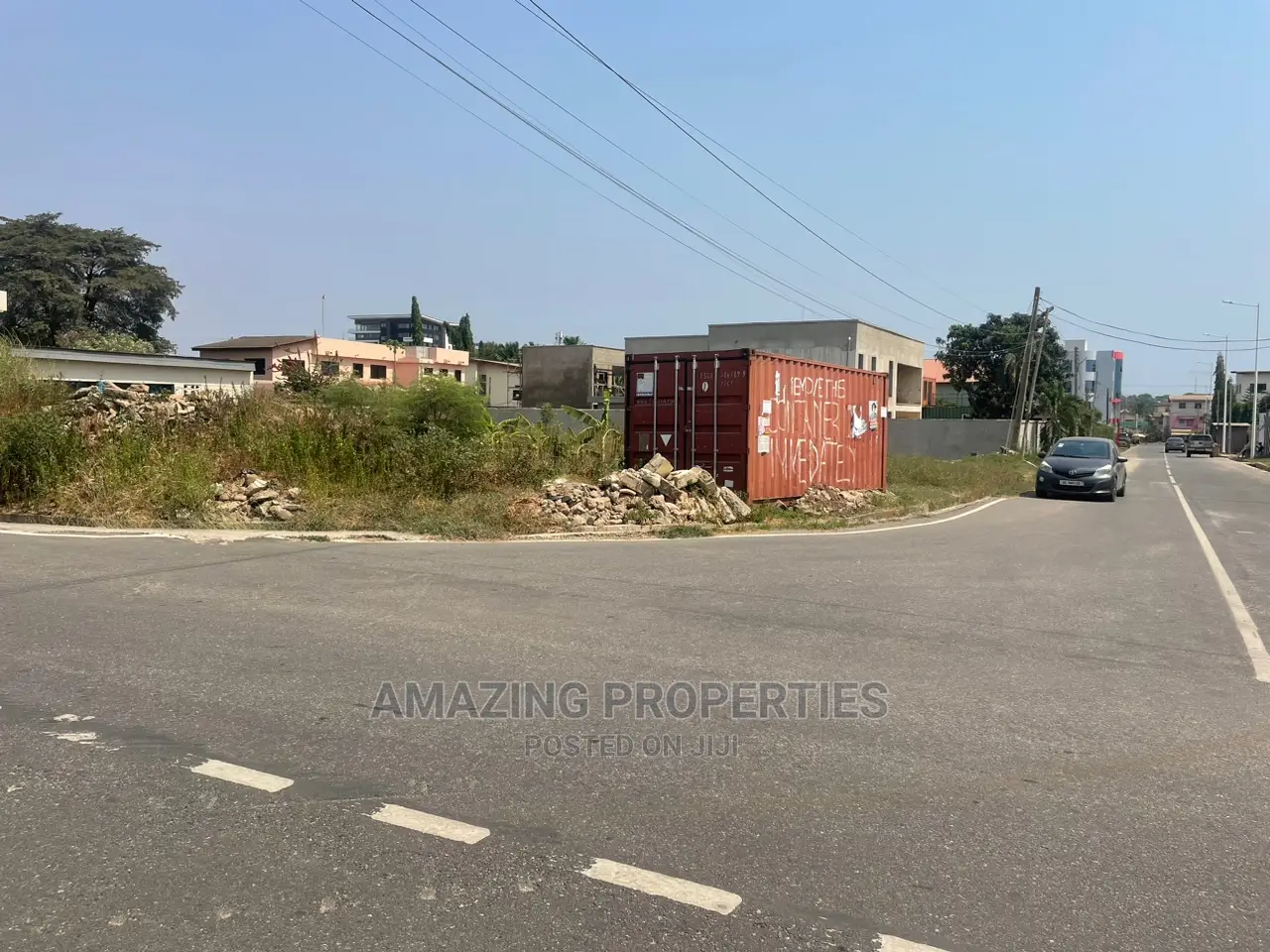 1and a Half Plots 0.27 Acre of Roadside Land Sale Dzorwulu in Dworwulu