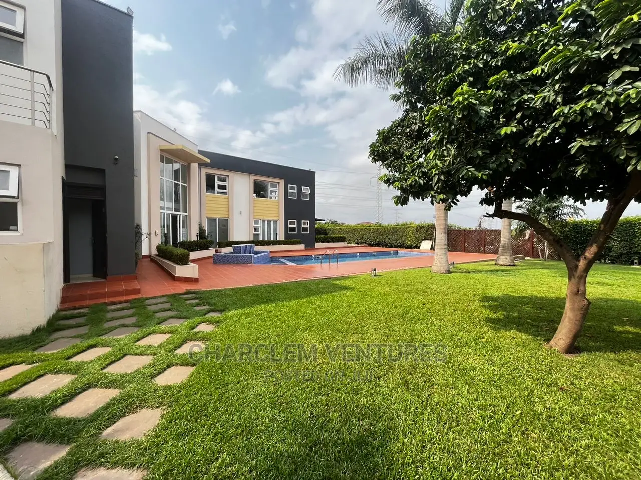 Furnished 3bdrm House in Charclem Ventures, East Legon for rent in East Legon