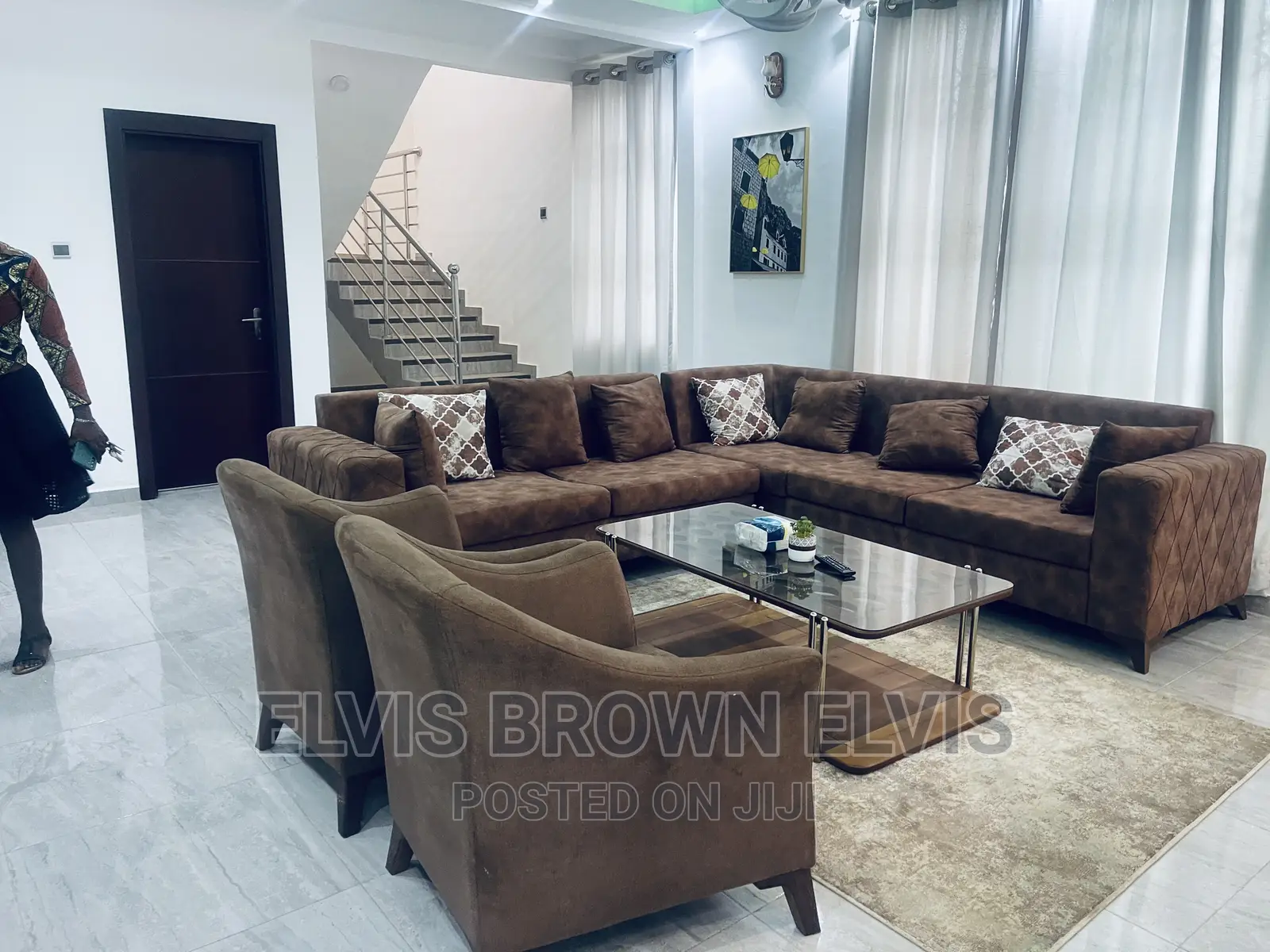 Furnished 2bdrm Duplex in Living Large, East Legon for rent in East Legon