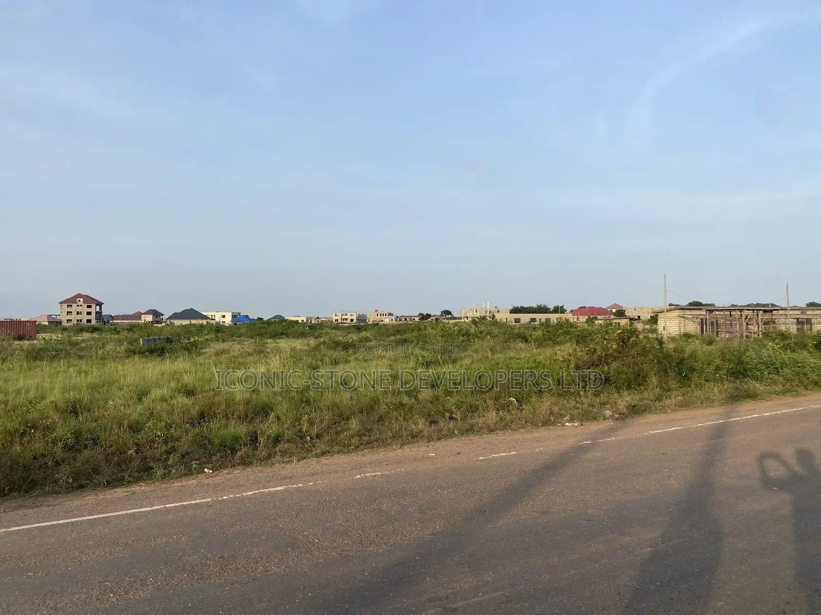 Main Roadside Land at Katamanso for Sale in Adenta