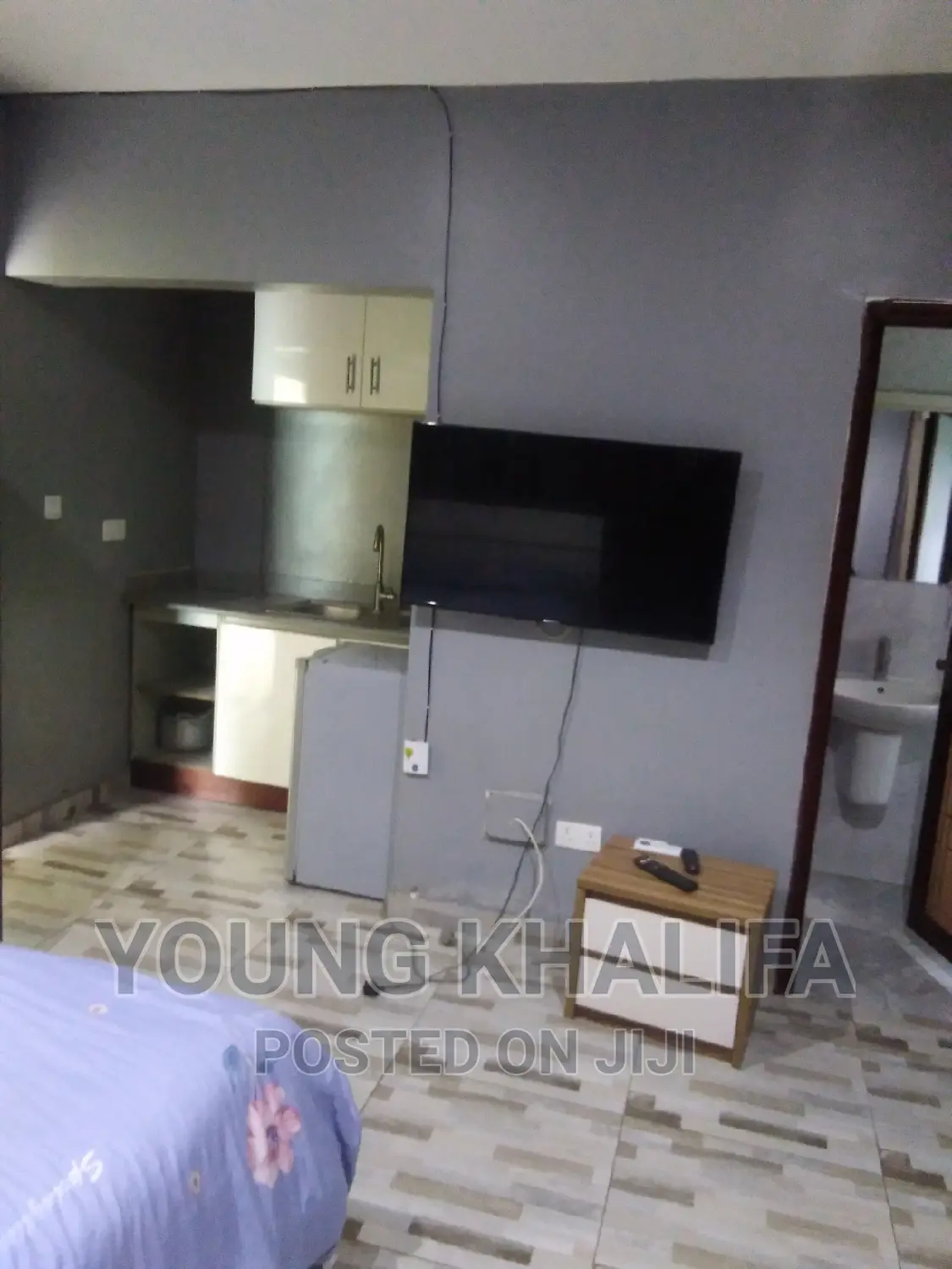 Furnished One Bedroom Studio Apartment for Rent East Legon in A&C Mall Area