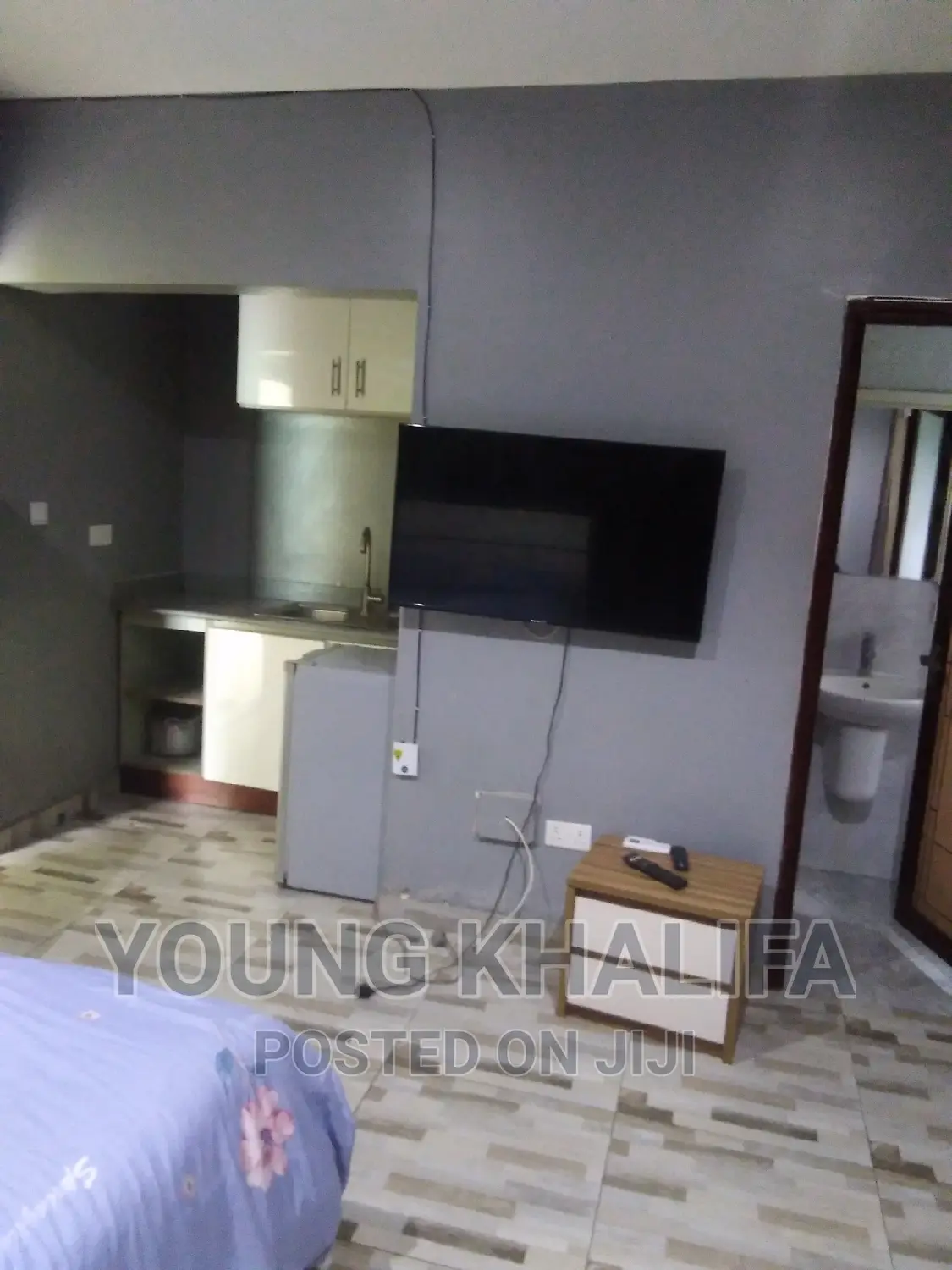 Furnished One Bedroom Studio Apartment for Rent East Legon in A&C Mall Area
