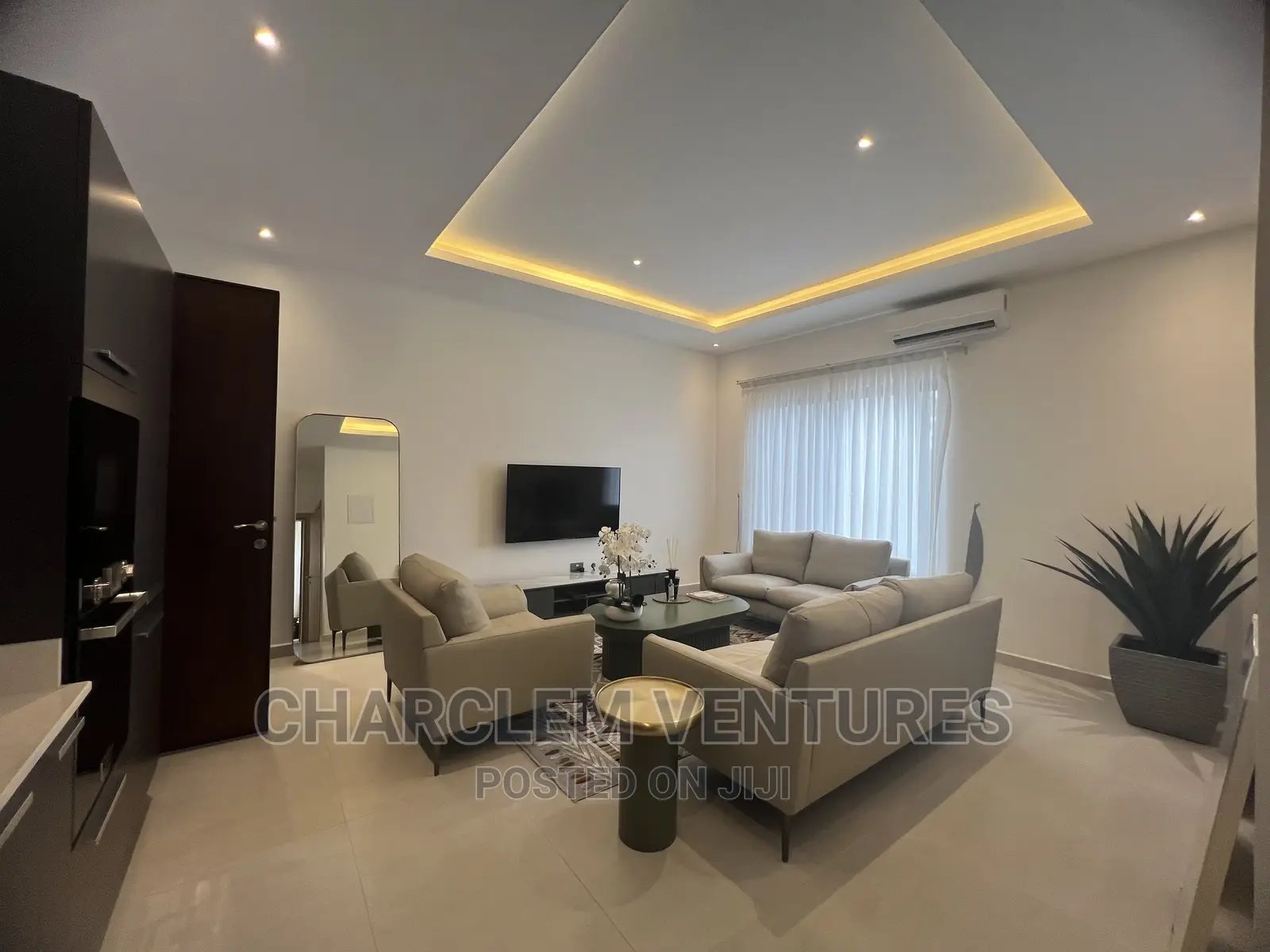 Furnished 1bdrm Apartment in Charclem Ventures, Cantonments for rent in Cantonments