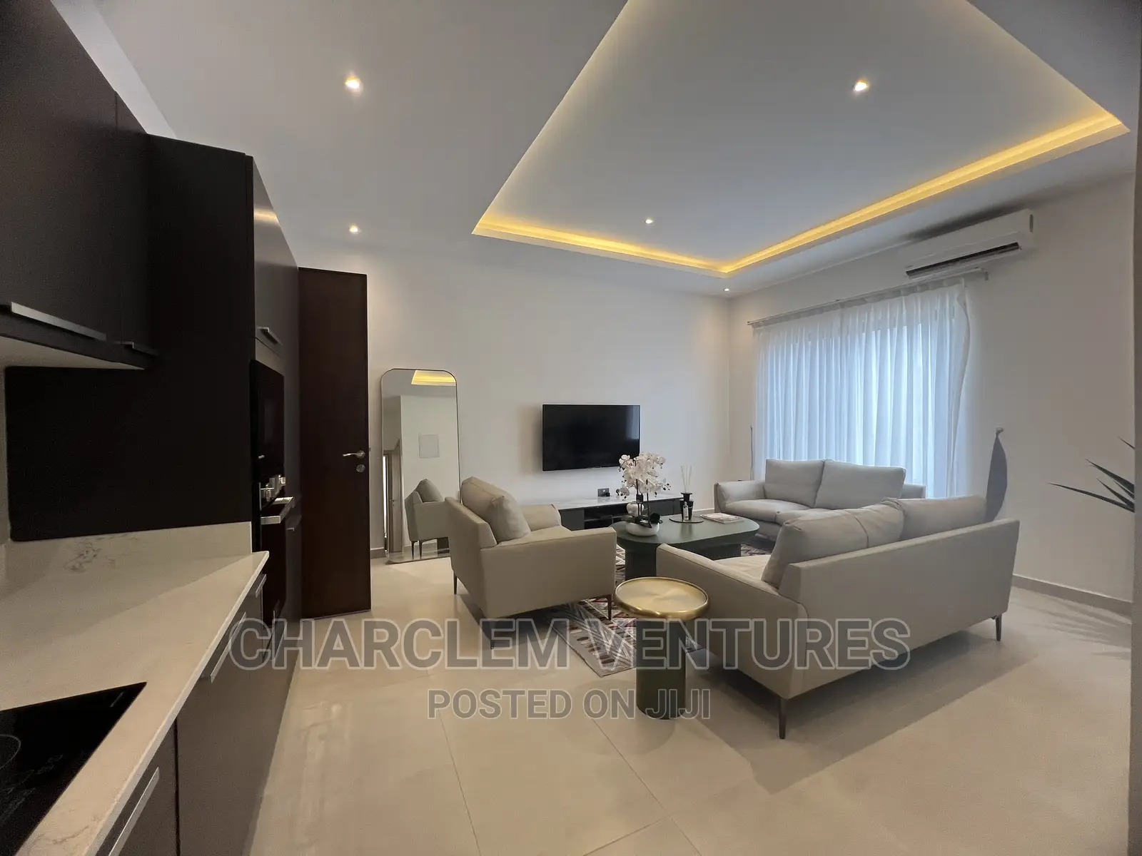 Furnished 1bdrm Apartment in Charclem Ventures, Cantonments for rent in Cantonments