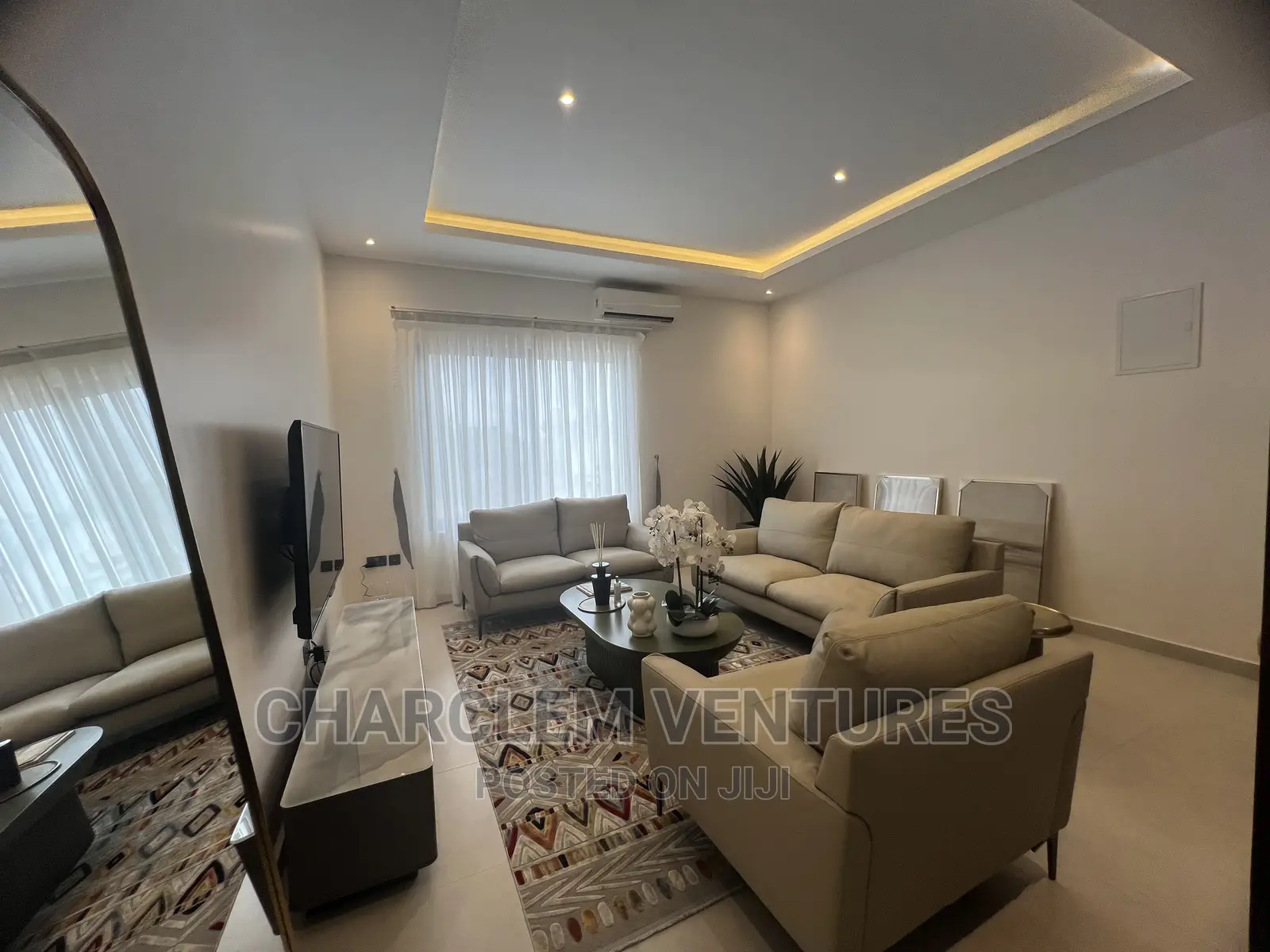 Furnished 1bdrm Apartment in Charclem Ventures, Cantonments for rent in Cantonments